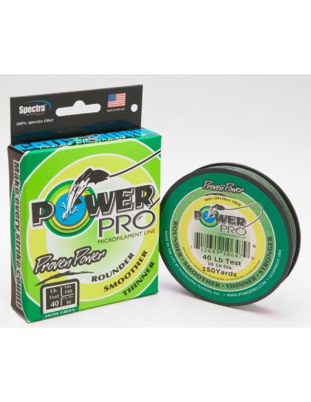 Power Pro Tresse POWER PRO - Bobine 135m - Diametre 0,19mm - Resistance 13kg - Couleur Jaune - 3
