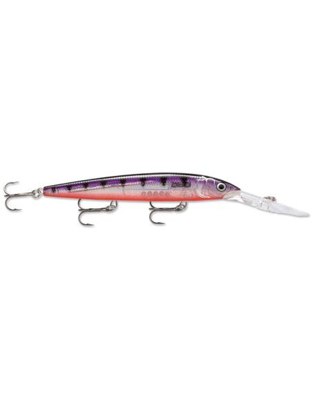 Rapala Leurres durs DOWN DEEP HUSKY JERK - coloris GPP -  12cm / 15g - profondeur de nage de 2.40 à 5.90m - 3