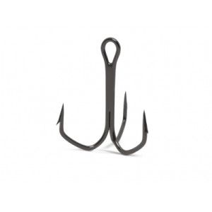 VMC 10 hameçons VMC Triple Barbarian ardillon extérieur 8570 - Coloris Black Nickel - Taille 6 - 1