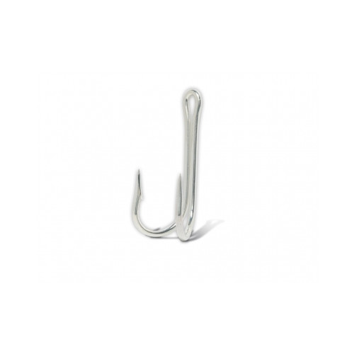 VMC 5 hameçons VMC Double Pêches fortes spécial mer 9986 - Coloris Etain brillant - Taille 22 - 1