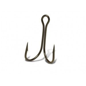 VMC 10 hameçons VMC Double Limerick 90° 9908 - Coloris Bronze - Taille 1 - 1