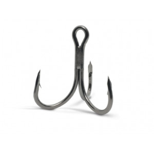VMC 5 hameçons VMC Triple Tropic Spark Point 6x renforcé 7560 - Coloris Black Nickel - Taille 2/0 - 1