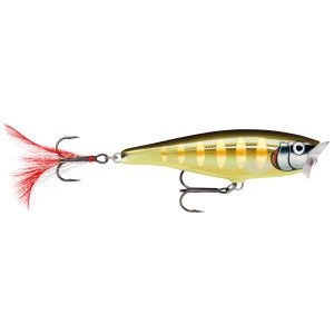 Rapala Leurres durs SKITTER POP - coloris STGS -  5cm / 7g - profondeur de nage surface - 1