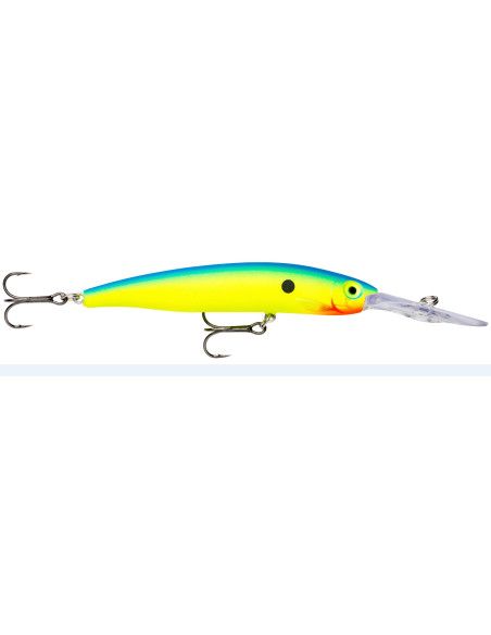 Rapala Leurres durs  MAX RAP FAT MINNOW - coloris PRTU - 9cm / 13g - profondeur de nage de 2.40 à 3m - 2