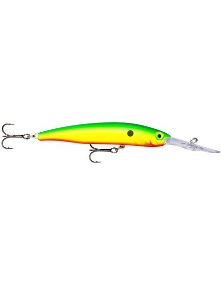 Rapala Leurres durs  MAX RAP FAT MINNOW - coloris YGRU - 9cm / 13g - profondeur de nage de 2.40 à 3m - 1