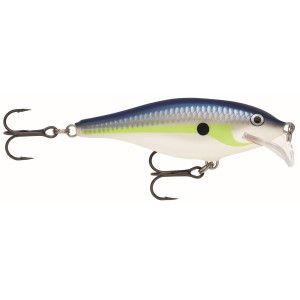 Rapala Leurres durs SCATTER RAP SHAD - coloris HSD - 7cm / 7g - profondeur de nage de 1.80 à 2.70m - 2