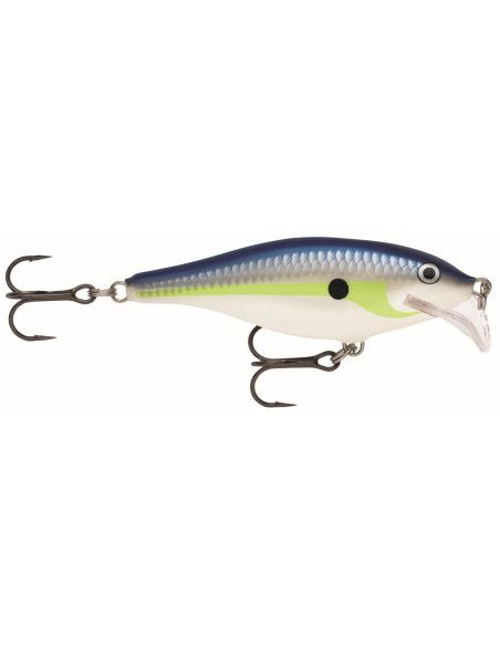Rapala Leurres durs SCATTER RAP SHAD - coloris HSD - 7cm / 7g - profondeur de nage de 1.80 à 2.70m - 2