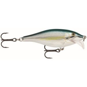 Rapala Leurres durs SCATTER RAP SHAD - coloris ALB - 5cm / 5g - profondeur de nage de 1.80 à 2.10m - 1