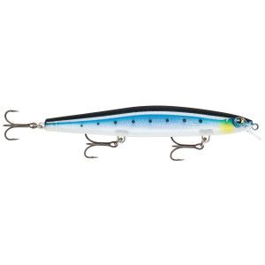 Rapala Leurres durs MAXRAP LONG RANGE MINNOW - coloris FBSRD - 12cm / 20g - profondeur de nage : 1.20m - 1