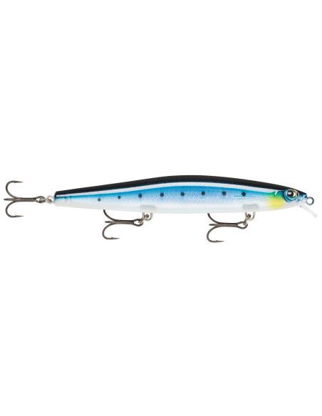 Rapala Leurres durs MAXRAP LONG RANGE MINNOW - coloris FBSRD - 12cm / 20g - profondeur de nage : 1.20m - 1