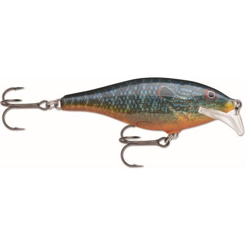 Rapala Leurres durs SCATTER RAP SHAD - coloris PSL - 5cm / 5g - profondeur de nage de 1.80 à 2.10m - 2