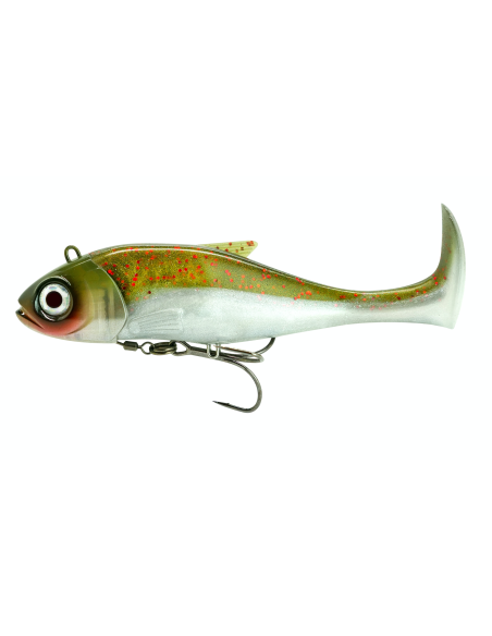 Fiiish Leurres Souples - Blaster Shad - Coloris Piky Khaki - Taille 16cm - 1