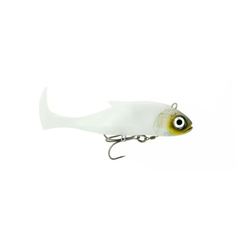 Fiiish Leurres Souples - Blaster Shad - Coloris White Coco - Taille 13cm - 2