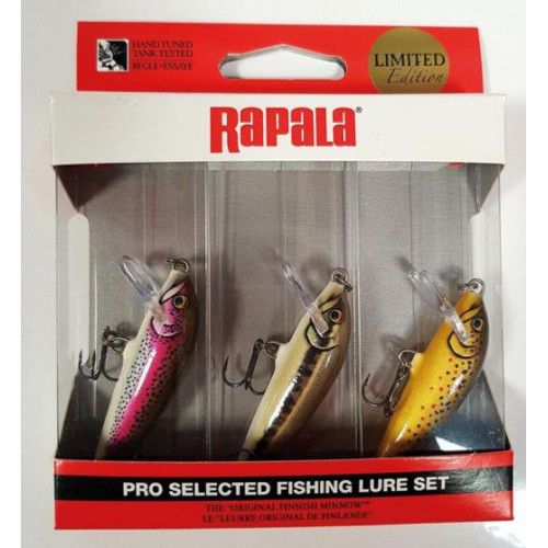 LEURRES DURS KIT TRUITE - Composé de 3 Rapala Countdown