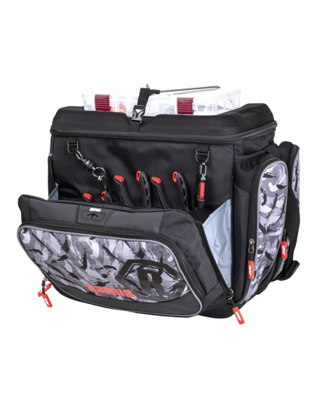 Sac de Transport LURECAMO MAGNUM - 45 x 30 x 39 cm - Coloris noire et Camouflage 
