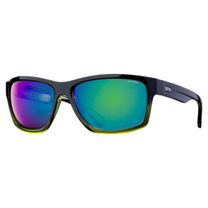 Lunettes polarisantes FAIAL Vert foncé dégradé - Couleur argent ambré - Miroir