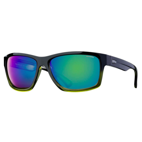 Lunettes polarisantes LUZIA Bleu strié - Mate - Couleur Bleu/Gris - Miroir