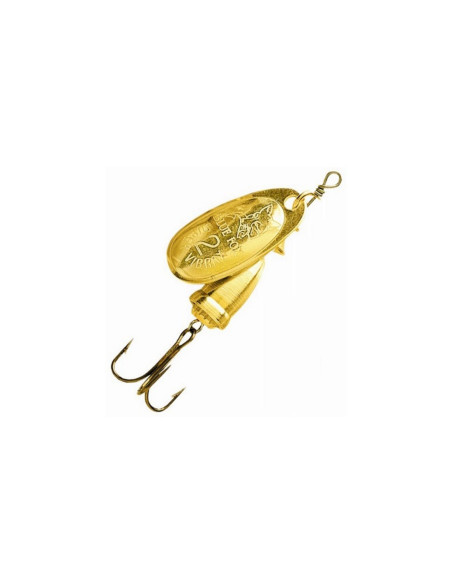 Cuillère tournante n°0 VIBRAX ORIGINAL - Coloris Or - Poids 3g