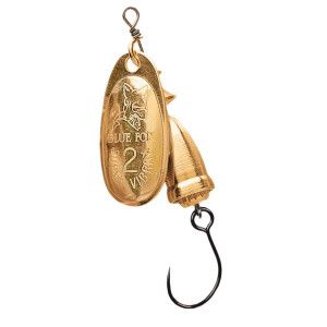 Cuillère tournante Sans ardillon n°2 VIBRAX ORIGINAL BARBLESS - Coloris Or - Poids 6g