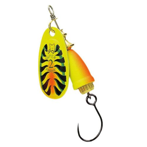 Cuillère tournante n°3 VIBRAX® FLUORESCENT BARBLESS - Coloris FT - Poids 8g