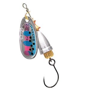 Cuillère tournante n°2 VIBRAX® FLUORESCENT BARBLESS - Coloris RT - Poids 6g