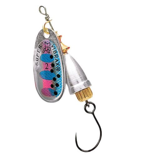 Cuillère tournante n°3 VIBRAX® FLUORESCENT BARBLESS - Coloris RT - Poids 8g