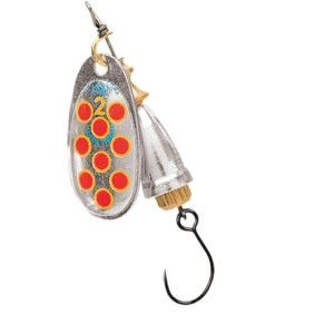 Cuillère tournante n°1 VIBRAX® HOT PEPPER BARBELESS - Coloris SYR - Poids 4g