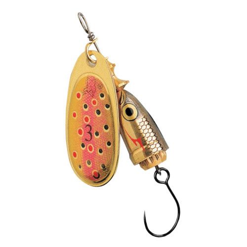 Cuillère Tournante n°2 sans ardillon VIBRAX® SHAD BARBLESS - Coloris TR - Poids 6g
