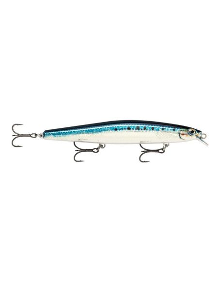 Rapala Leurres durs MAXRAP LONG RANGE MINNOW - coloris BSRDL - 12cm / 20g - profondeur de nage : 1.20m - 1