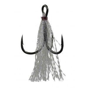 Hameçons Triples HYBRID UV Nickel Noir - Taille 6 - 3 pièces
