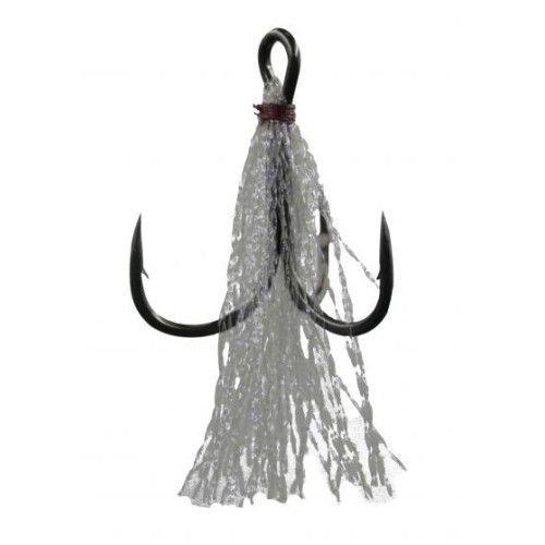 Hameçons Triples HYBRID UV Nickel Noir - Taille 1 - 3 pièces