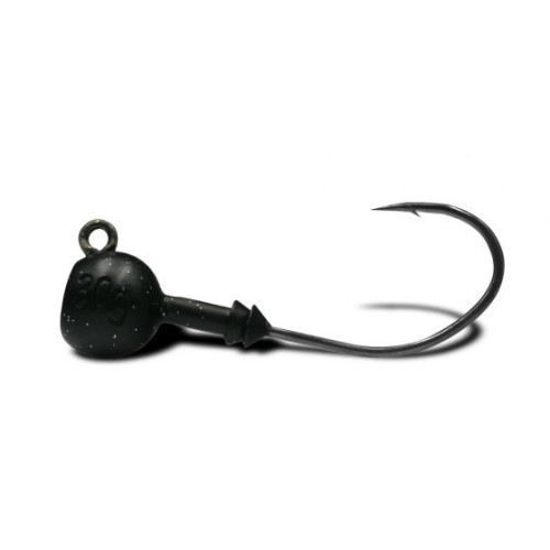 Têtes plombées CAVITY JIG Black Matt - 15g