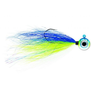 Têtes plombées MOONTAIL JIGS  - Coloris Blue Fire UV - 7g