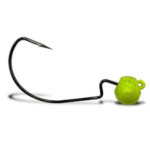 Têtes plombées RUGBY JIG  - Coloris Chartreuse - 5g - 3/0