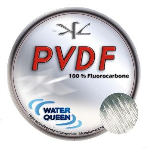 Water Queen Fluorocarbone PVDF - Bobine 25m - Diametre 0,80 mm - Resistance 35,6 kg - Couleur Transparent - 1