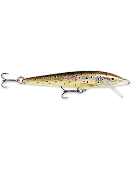 Leurres durs ORIGINAL FLOATER - coloris TR - 5cm / 3g - profondeur de nage de 0.90 à 1.50m