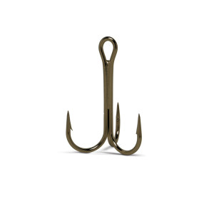 VMC 100 hameçons VMC Triple Rond 9649 - Coloris Bronze - Taille 12 - 1