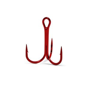 VMC 10 hameçons VMC Triple Vanadium Rond 8540 - Coloris Rouge - Taille 4 - 2