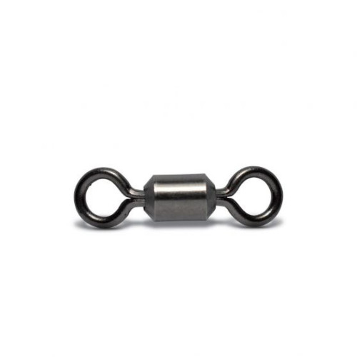 Lot de 20 émerillons rolling VMC - Taille 10 - Résistance 10 kg - Noir