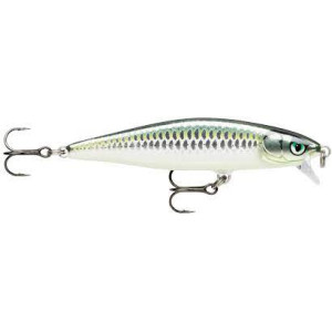 Leurre Jerkbait Fat Rap - Coloris BLK - Taille 8cm- Poids 7g