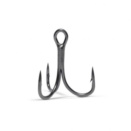 5 Hameçons triples inline avec ardillons 7554 2x renforcé - Coloris Black Nickel - Taille 1