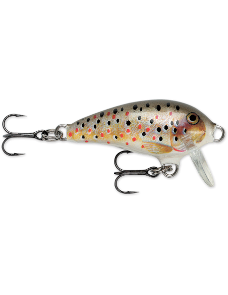 Rapala Leurres durs  MINI FAT RAP - coloris TR - 3cm / 4g - profondeur de nage de 0.90 à 1.80m - 2