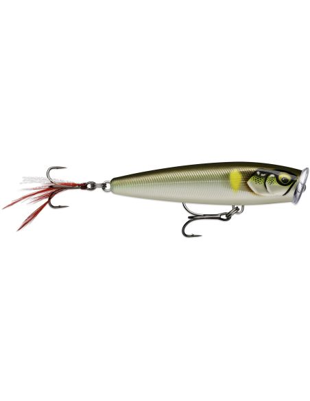 Leurre dur SKITTER POP ELITE - Coloris GDAY -Taille 7,5 cm - Poids 10 g - Nage en Surface