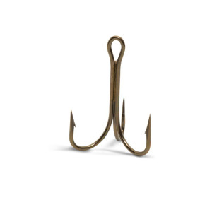 VMC 10 hameçons détachables VMC Triple O'Shaughnessy 9607 Coloris Bronze / Taille 10 - 1