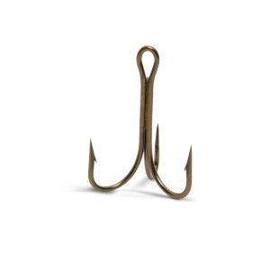 VMC 10 hameçons détachables VMC Triple O'Shaughnessy 9607 Coloris Bronze / Taille 1 - 1
