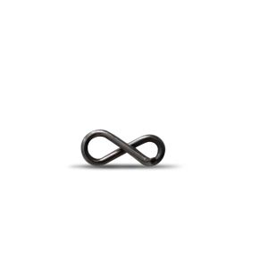 Agrafes en 8 CONNECT SNAP-Stainless Steel Black Nickel - Taille 0 - 1,5kg