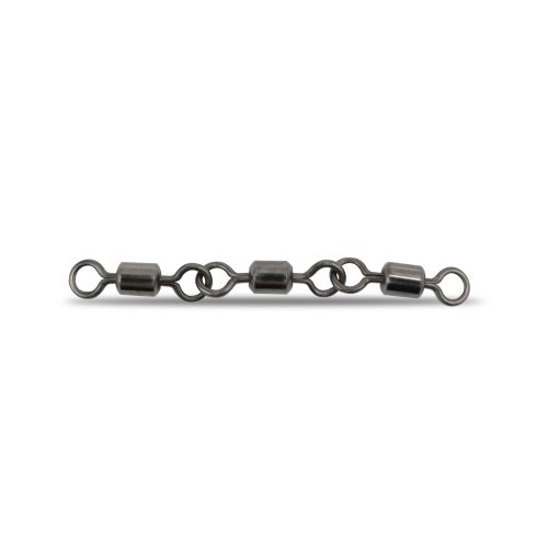 Chaine d'émerillon SWIVEL CHAIN - Taille 3 - Coloris Blak Nickel - 30kg - Pack de 3