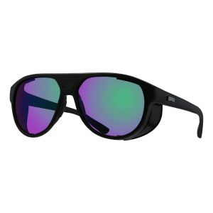 Lunette de soleil PRECISION VISION GEAR - Monture noir mat - Verres Ambre vert Miroir