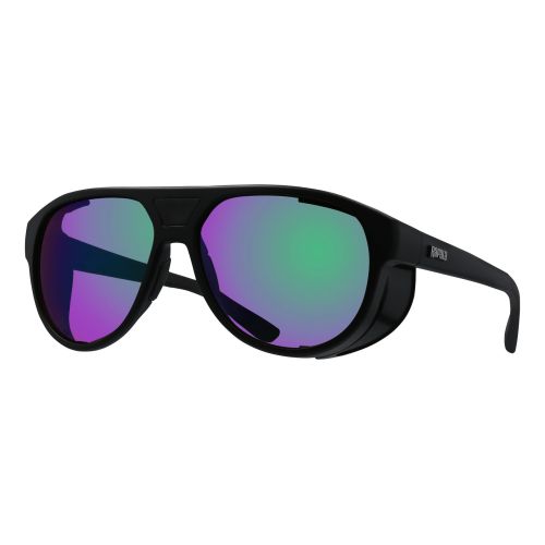 Lunette de soleil PRECISION VISION GEAR - Monture noir mat - Verres Ambre vert Miroir