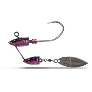 Tête plombée TWIN JIG - 11g - Hamçons 2/0 - PINK LADY - Pack de 2